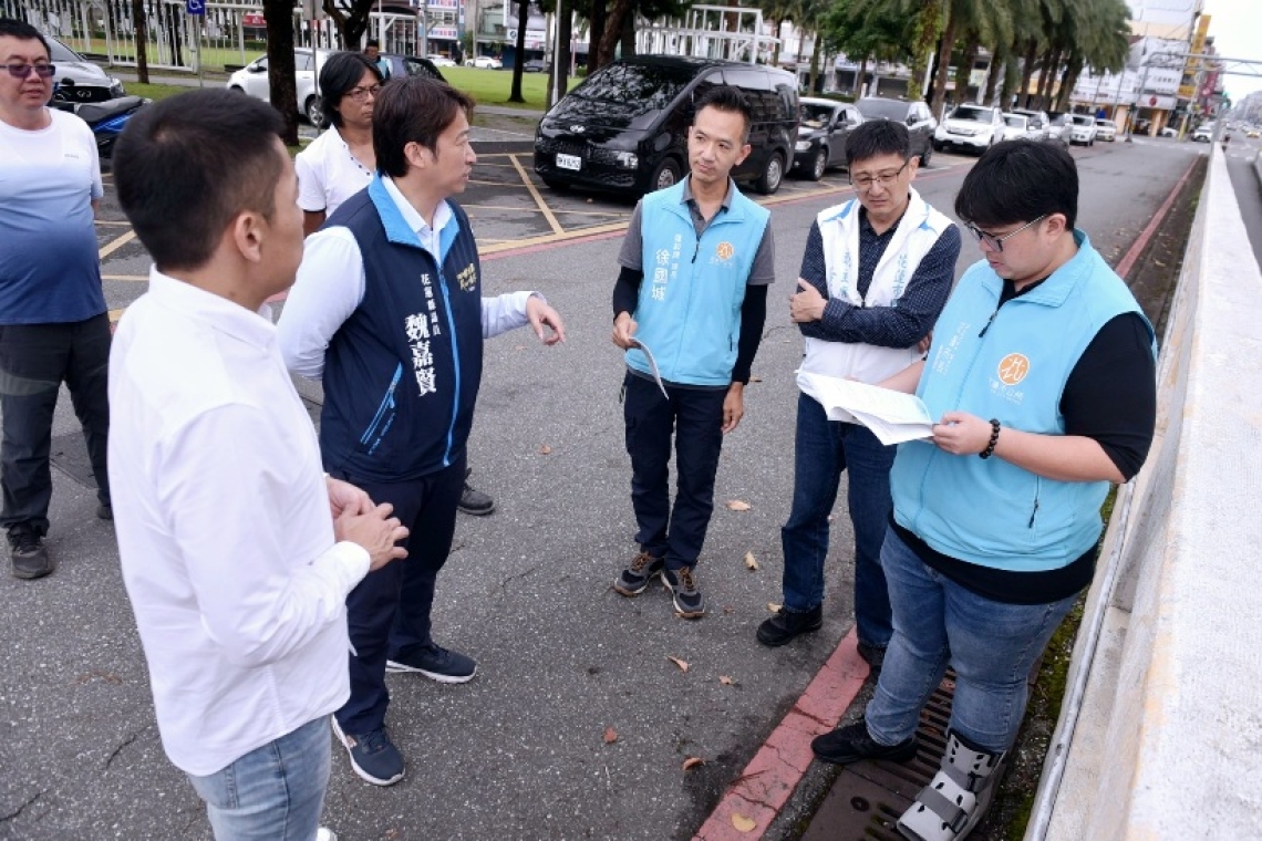 市長魏嘉彥關注地震災損敦促迅速修復