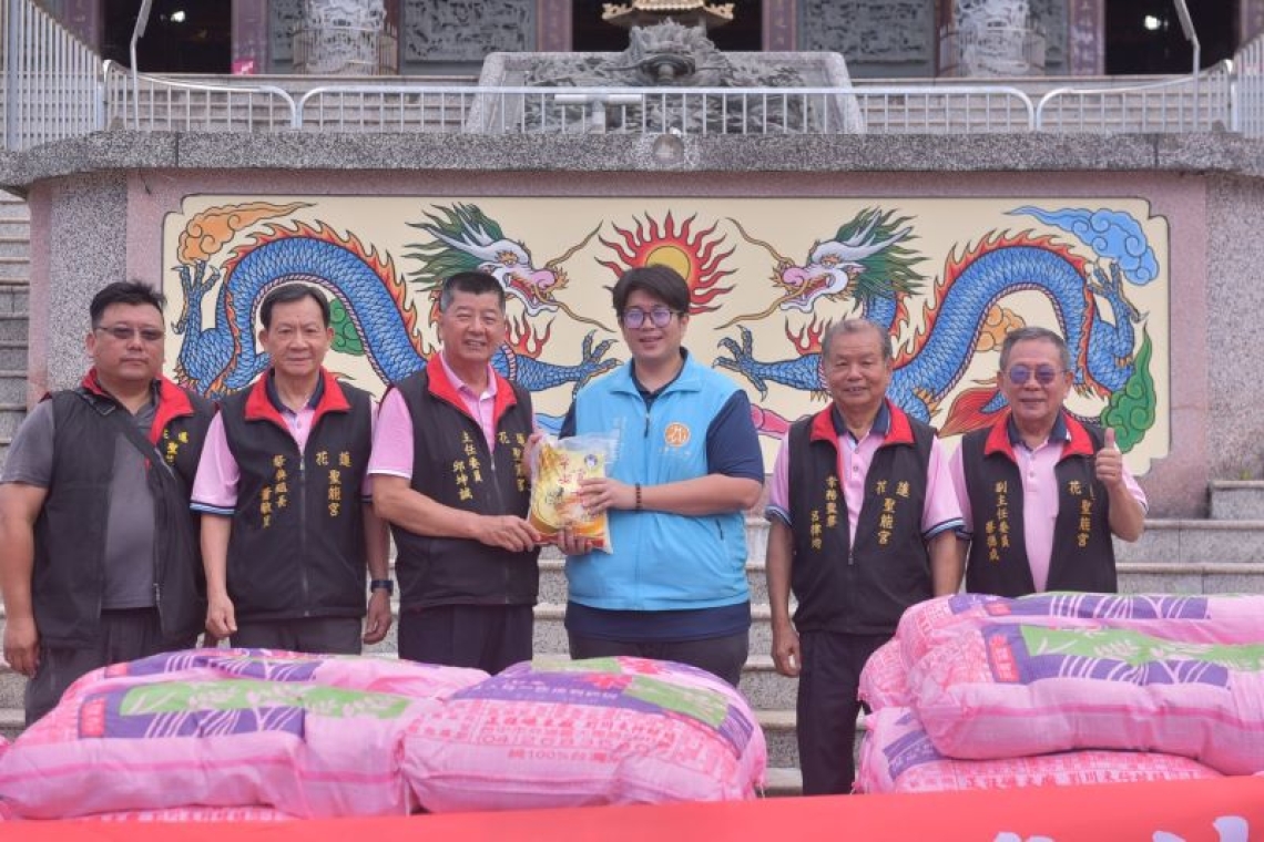巧聖仙師聖誕千秋／市長魏嘉彥參與聖能宮物資發放