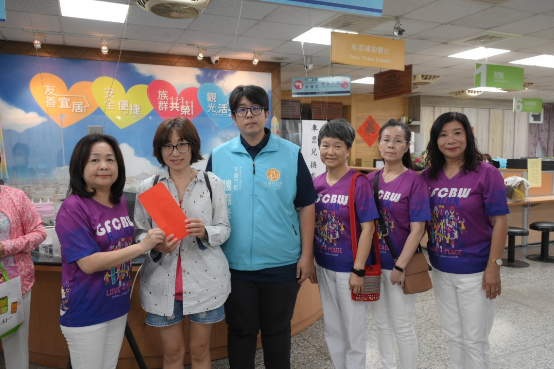 世華工商婦女協會善款發放／魏嘉彥市長表達感激