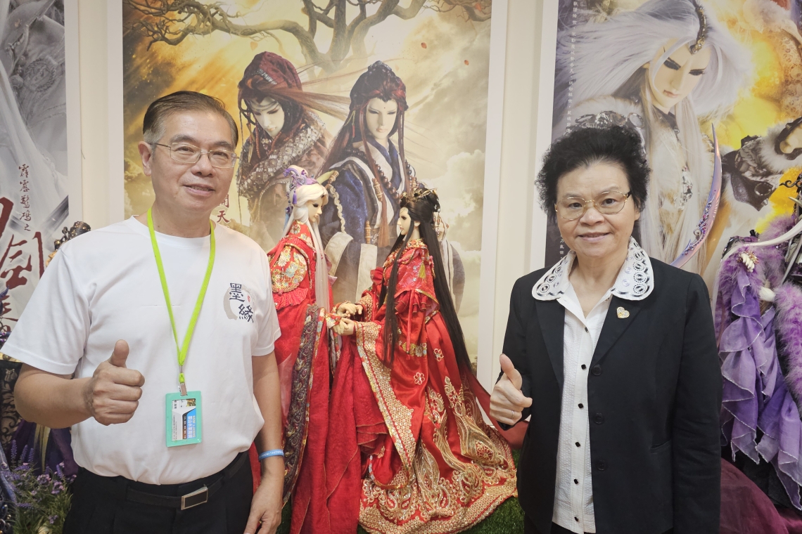 詹秀蓉老師 拜訪：霹靂布袋戲素環真～虎尾總部