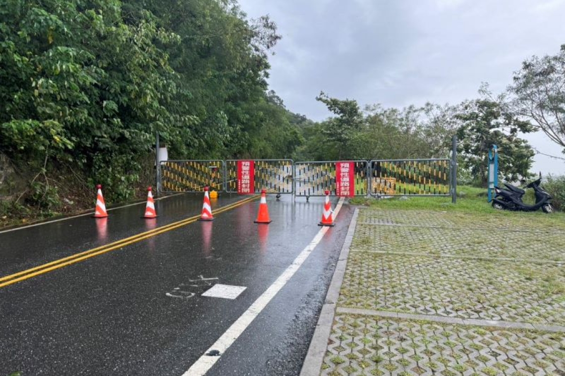 康芮颱風強勢來襲恐有豪雨／吉安警預防性封閉193縣道