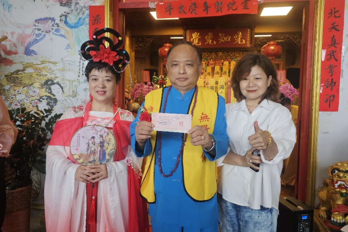 北台慈惠堂慈善會  於5月25日授證會，神明加持，祝賀勉勵