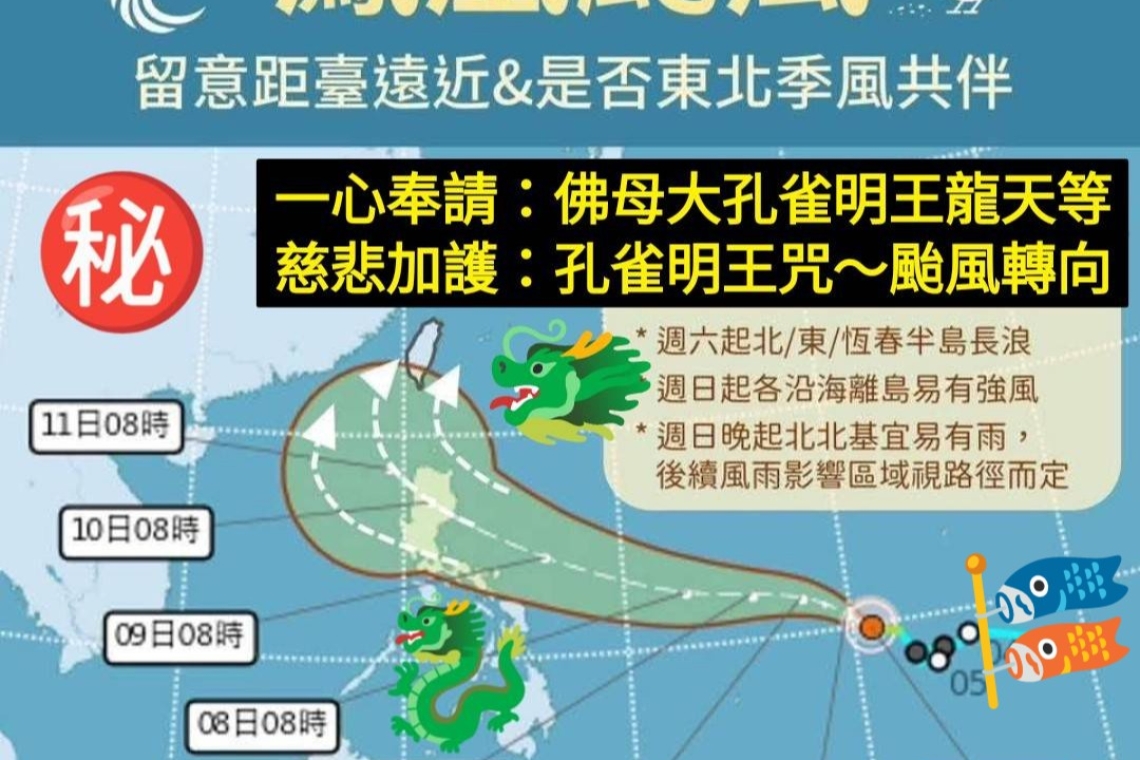 鳳凰遇到孔雀～持孔雀明王-咒轉入海中