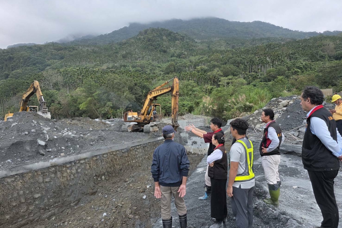 萬榮明利村復原工程全面加速∣徐縣長現地勘災關心鄉親