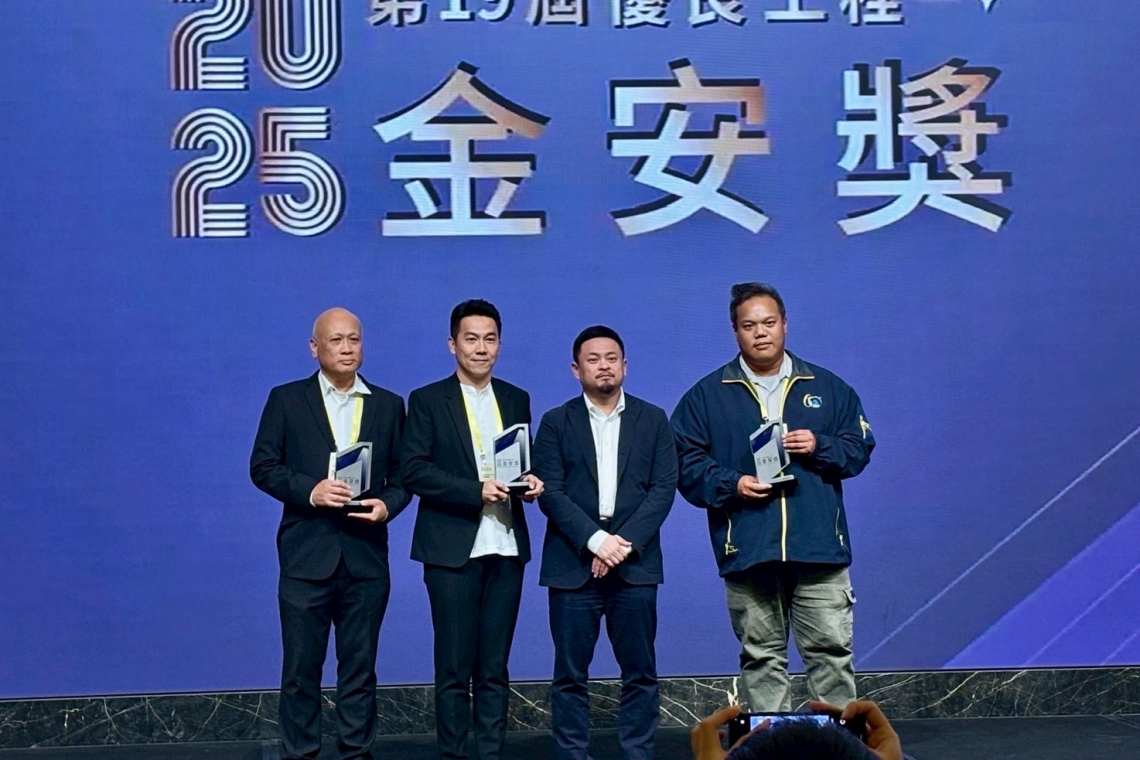 高寮大橋復建工程以高標準管理奪金安獎優等