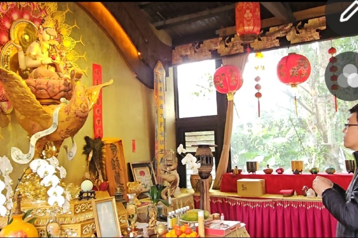 花蓮縣警察局長 范織坤蒞臨～雲山水孔雀明王寺參拜（全縣平安吉祥）