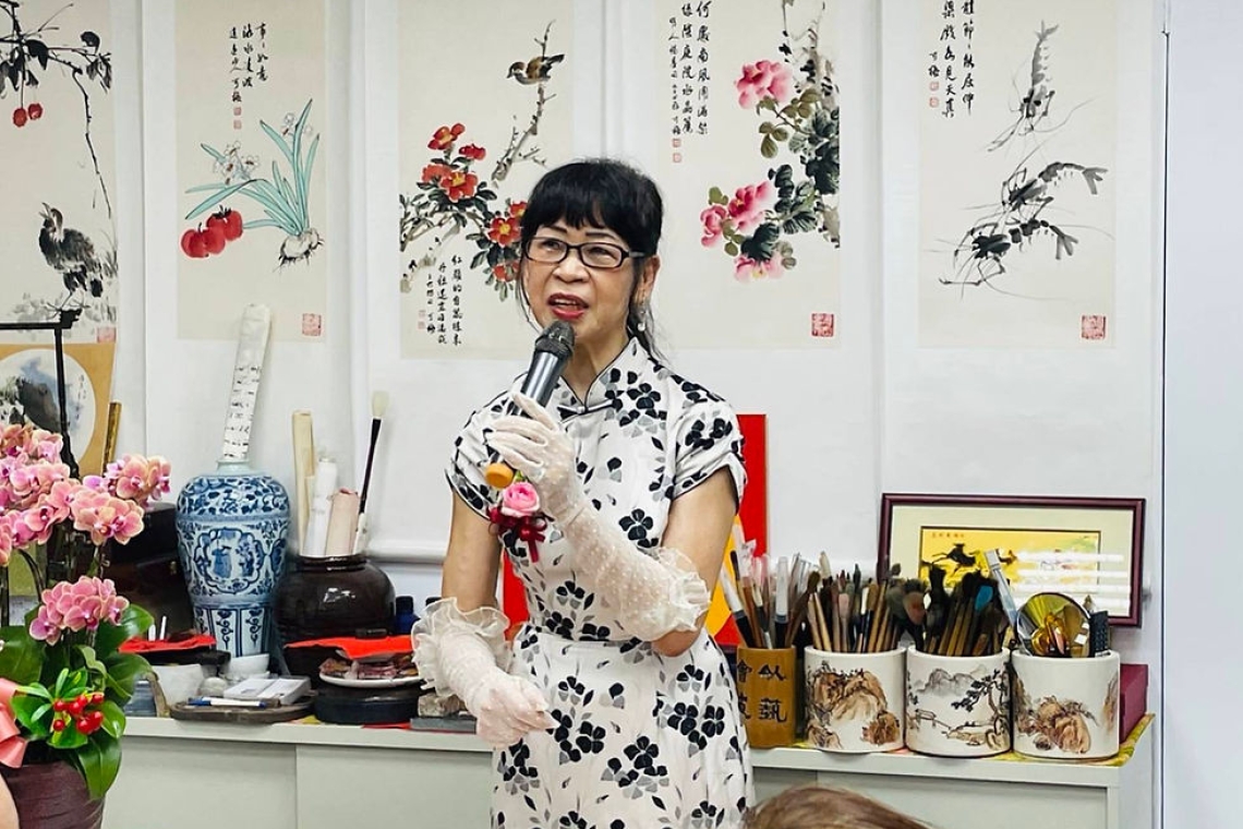 🌺恭賀名書畫家 李德珍老師～榮任藝術黨主席🌺