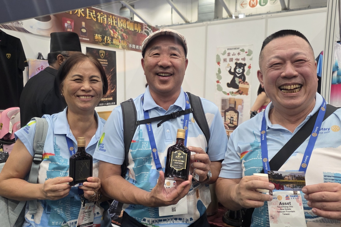 桃園福泉扶輪社.    參訪台北國際扶輪年會 CB蕭進國