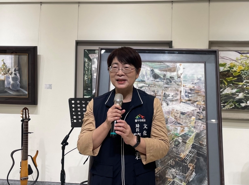 文化局長陳佳君21日出席張明祺邀請展開幕活動_0.jpg